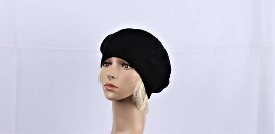 Headstart  cashmere beret black  Style : HS/4752BLK